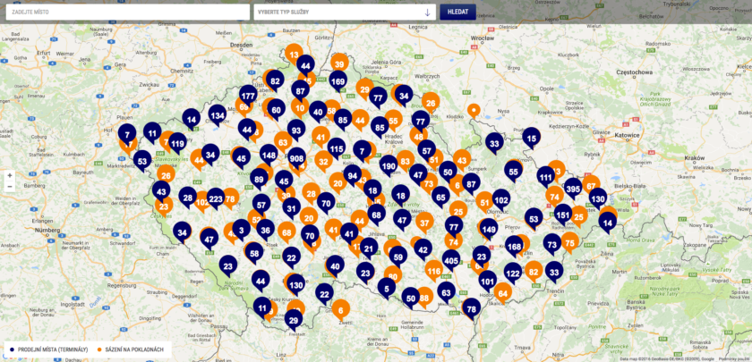 Kde vsadit bez internetu - mapa prodejních míst