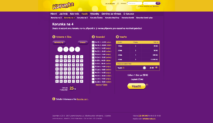 Loterii Korunka lze vsadit online přes internet